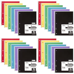 Mead front cover assortment showing durable coated covers and color variety