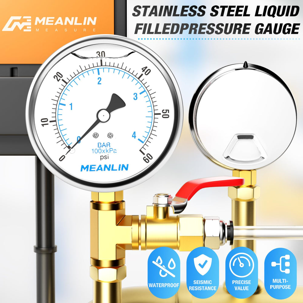 MEANLIN MEASURE beside ruler to show scale for accurate sizing
