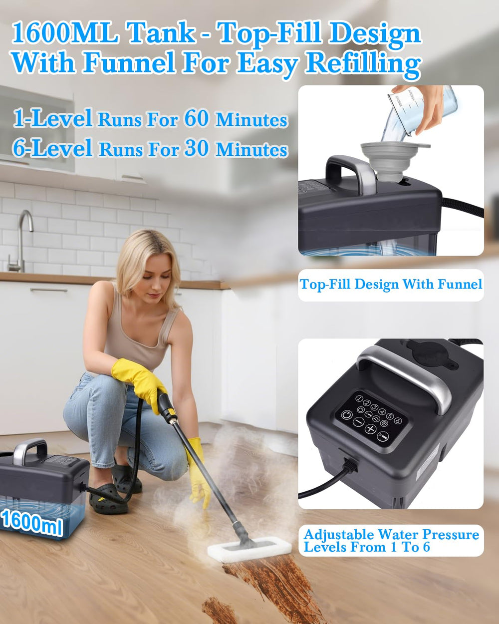 mecmic brush head scrubbing tile grout for deeper dirt removal