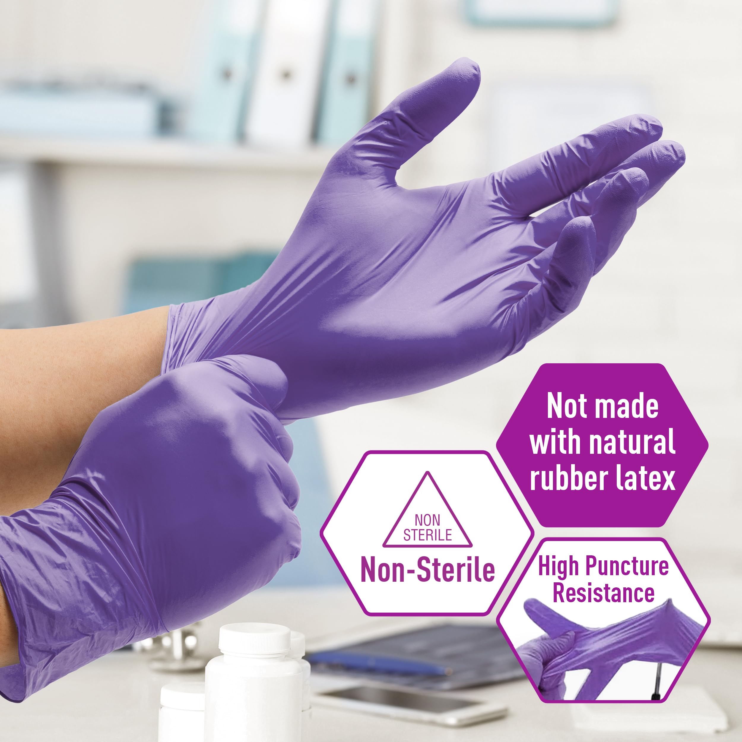 MED PRIDE textured fingertips close-up highlighting improved grip