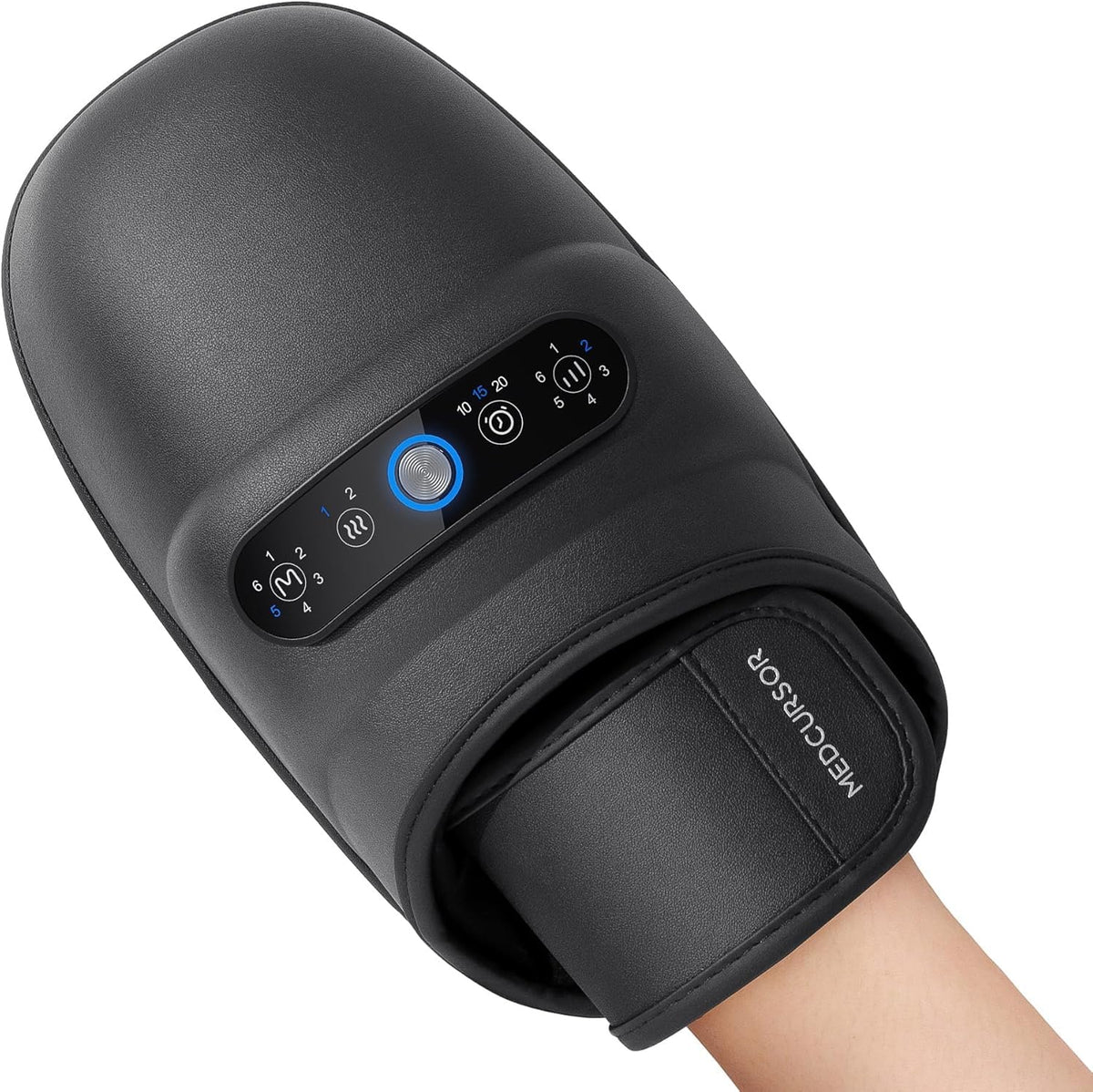 Medcursor front view showing design and wrist strap for comfortable fit
