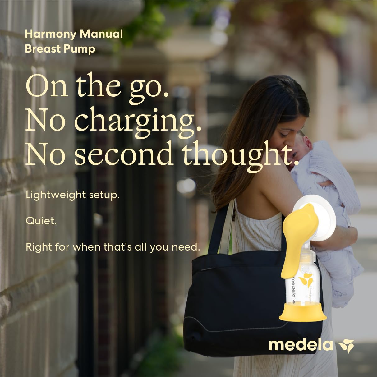 Medela collector suction base detail showing secure seal to reduce spills