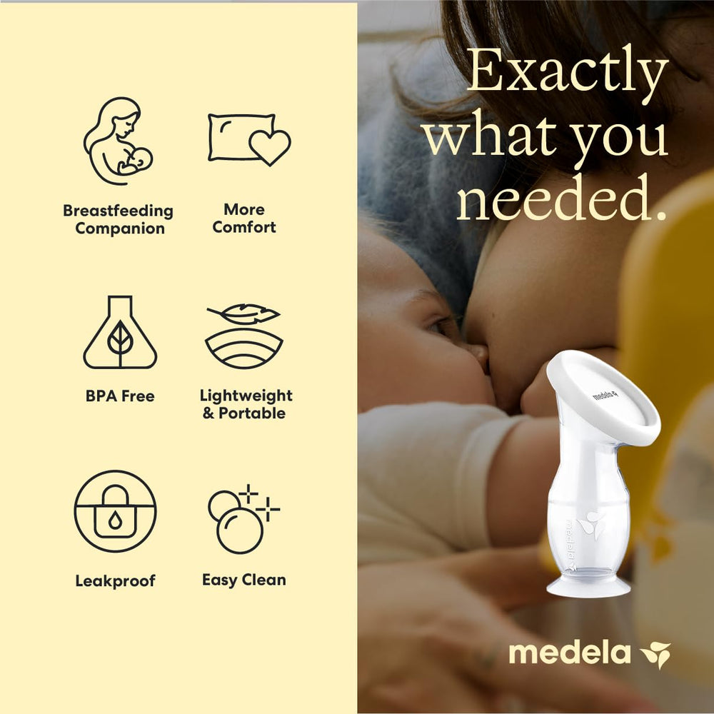 Medela collector stopper and lid demonstrating double leak-proof protection
