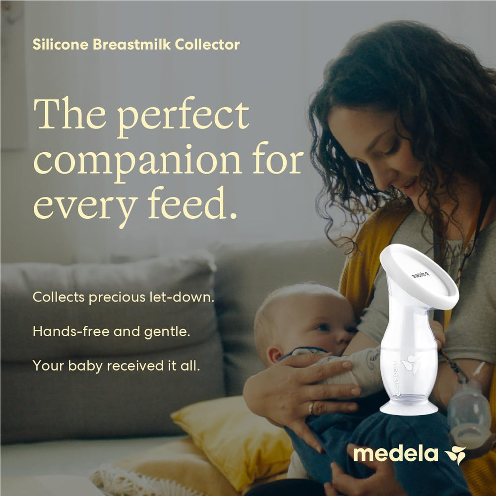 Medela Harmony in use with hand pumping showing quiet, manual control
