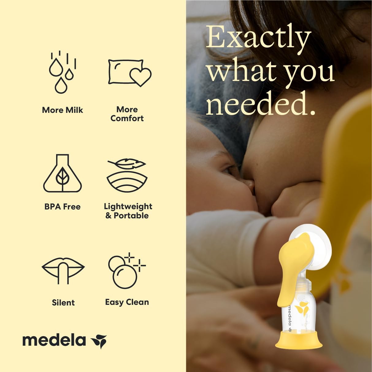Medela PersonalFit Flex shield detail, demonstrates rotated rim for better fit