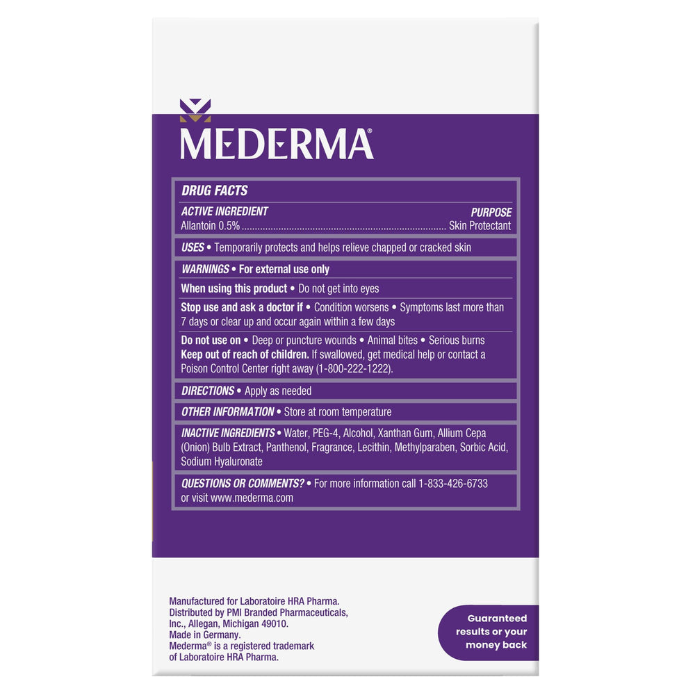 Mederma placed on bathroom shelf illustrating daily routine friendliness