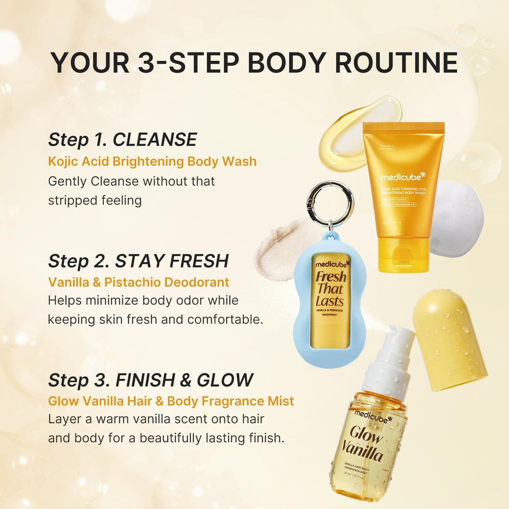 medicube body wash close texture showing gentle cleansing benefit