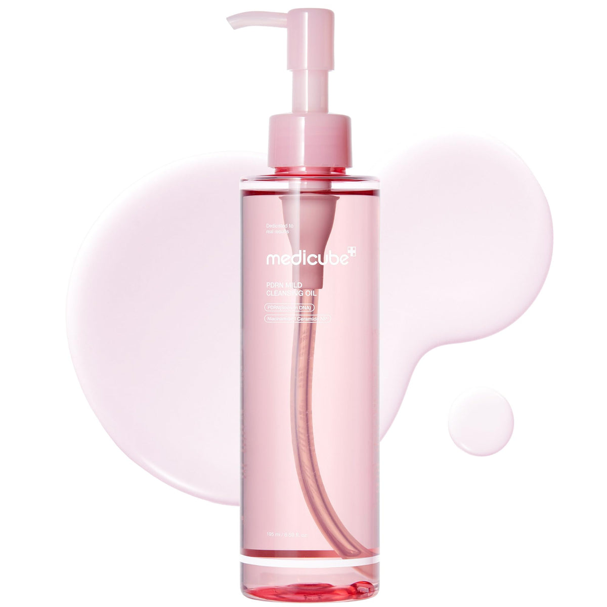 medicube front bottle showing clean packaging and fast makeup removal benefit