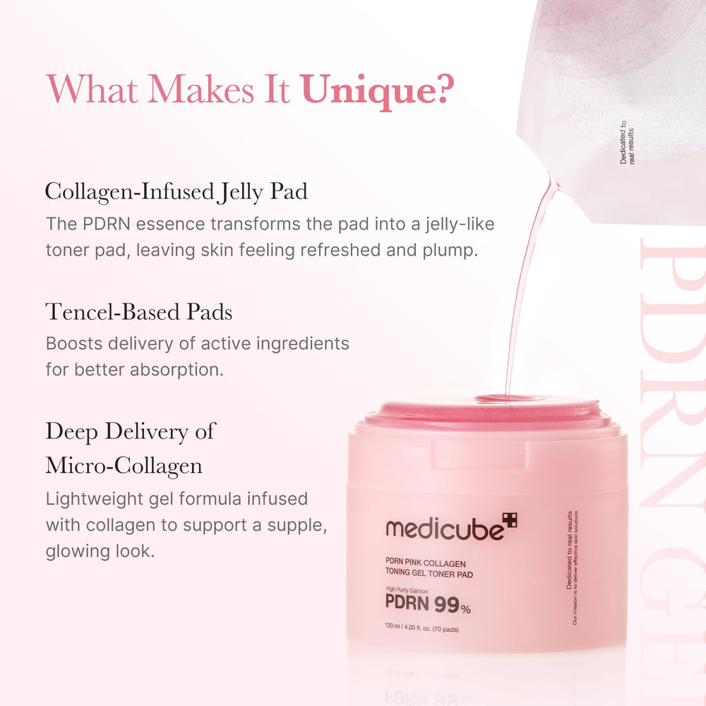 medicube pouring essence into pouch before use, clear preparation step benefit