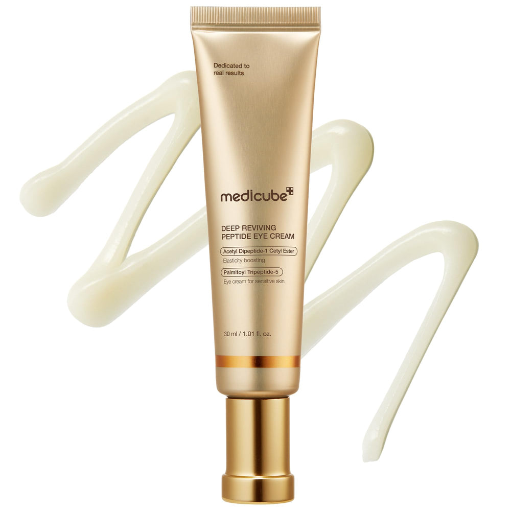 medicube front packaging showing eye serum and clear label for easy identification