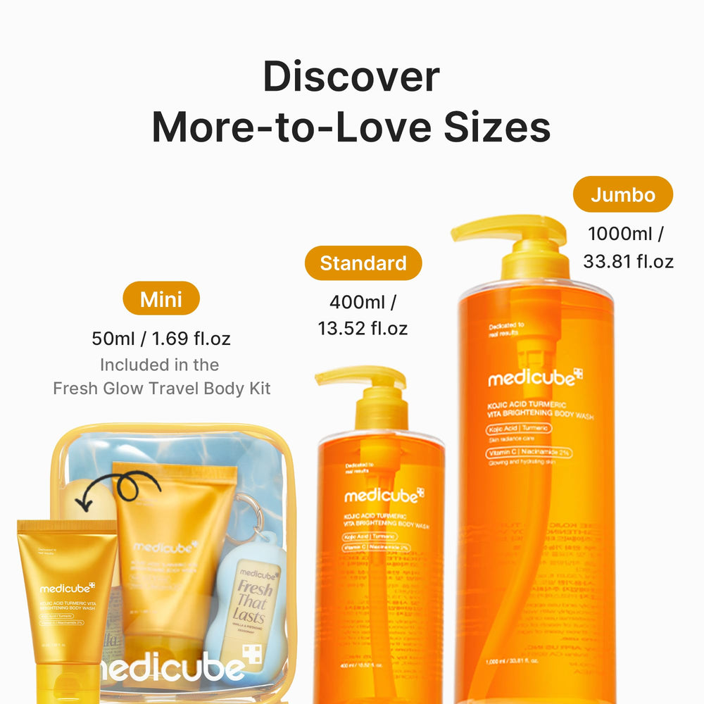 medicube turmeric extract close-up to emphasize brightening support