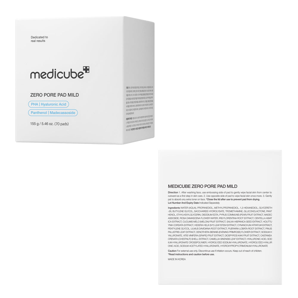 medicube pads staged in bathroom for a quick calming skincare routine