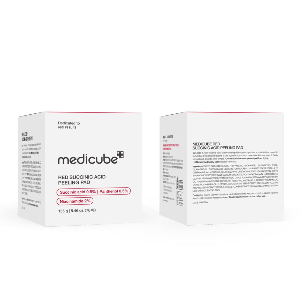 medicube lifestyle bathroom shelf display for daily skincare
