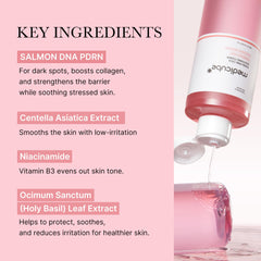 medicube close-up of toner texture highlighting lightweight absorption benefit