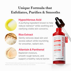 medicube texture drop on fingertip demonstrating lightweight absorbency and hydration