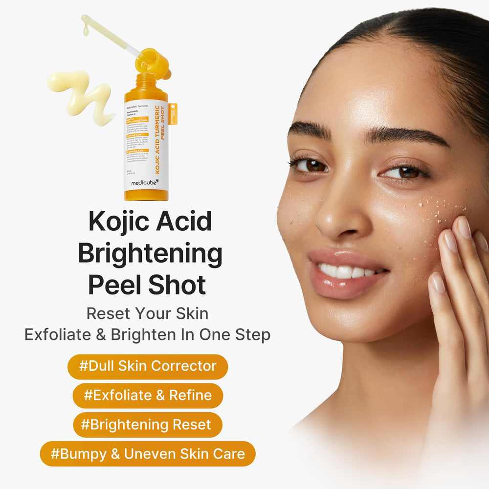 medicube close-up gel texture showing smooth consistency for gentle exfoliation