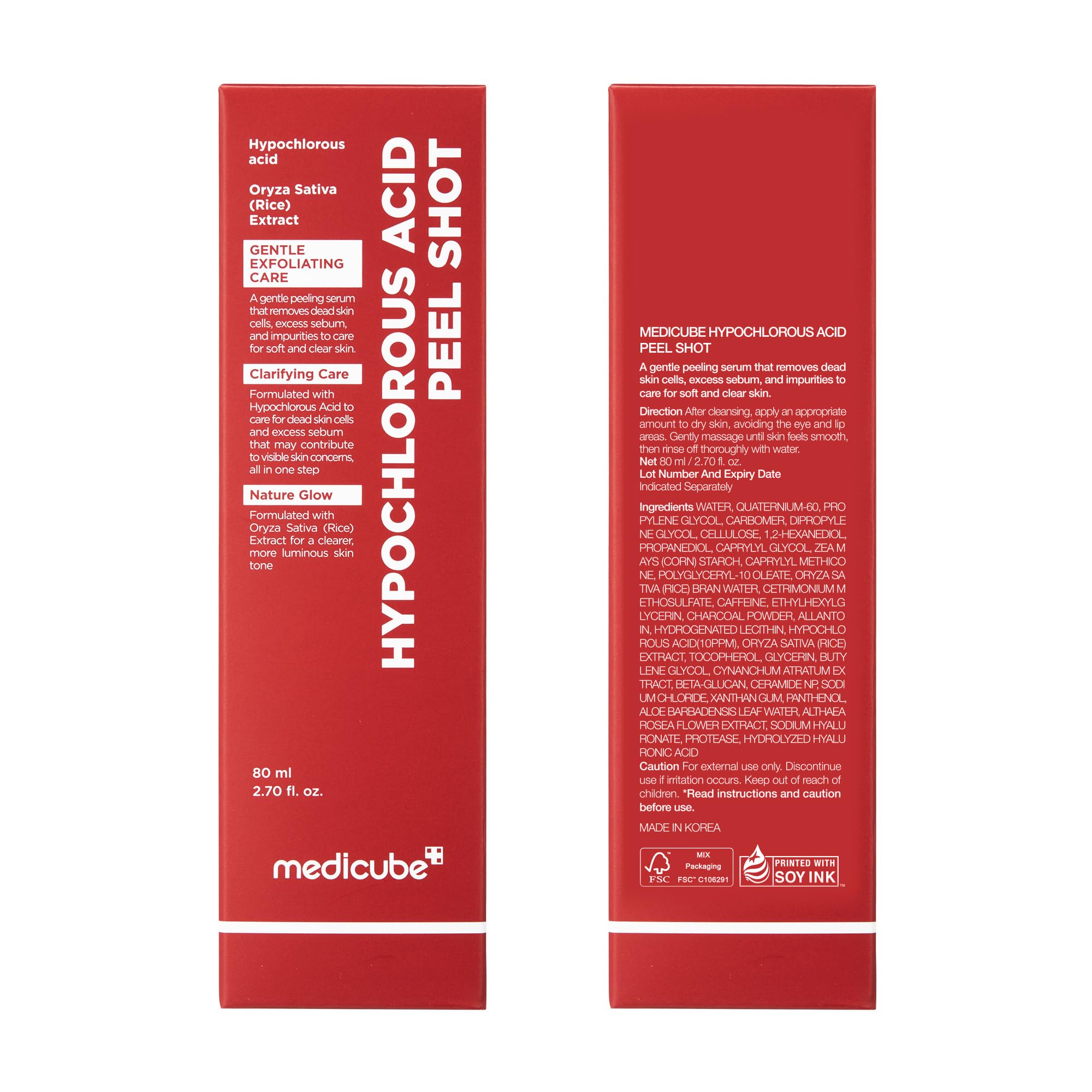 medicube with rice extracts styled composition emphasizing nourishment and glow