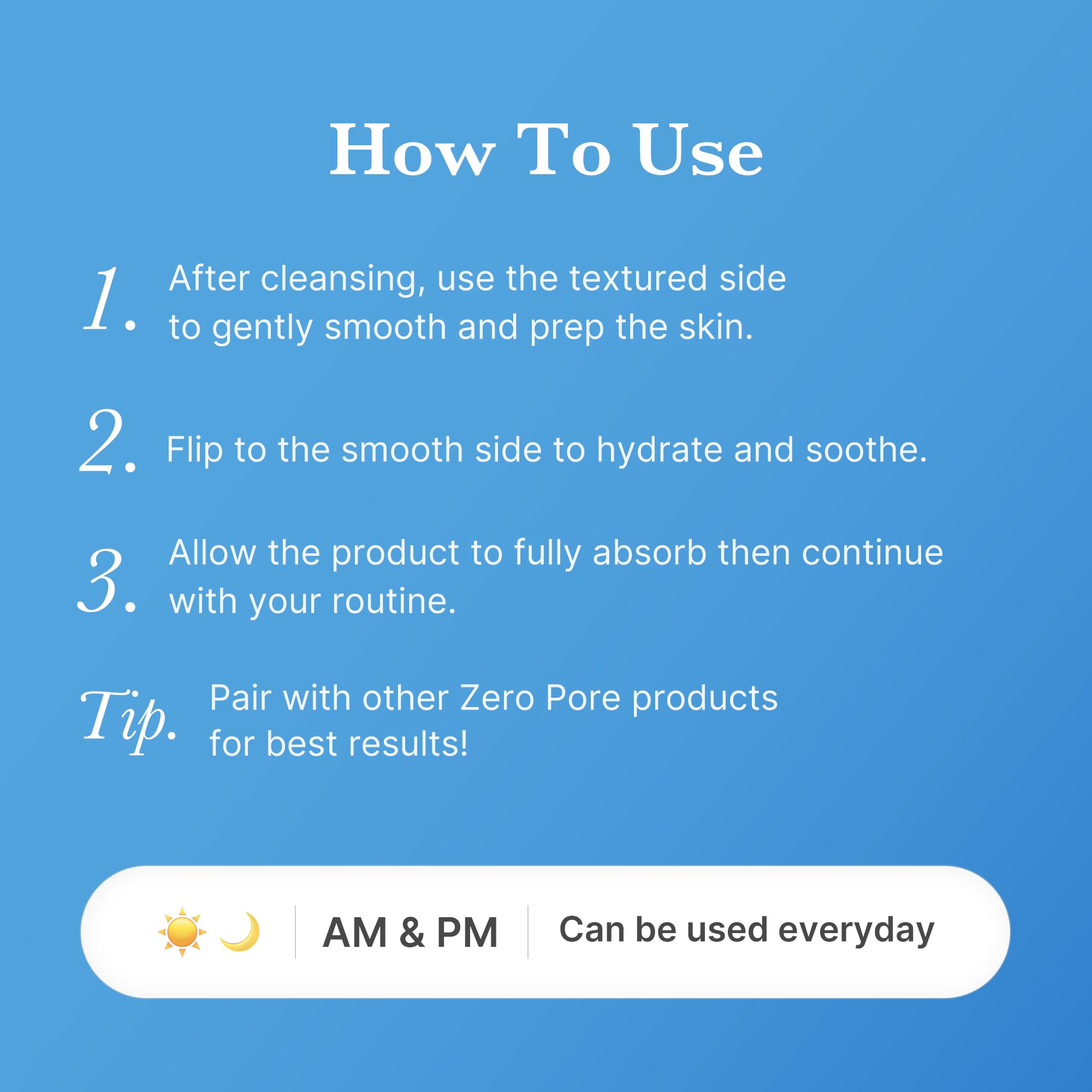 medicube pad in use wiping cheek to reduce oil and refine pores