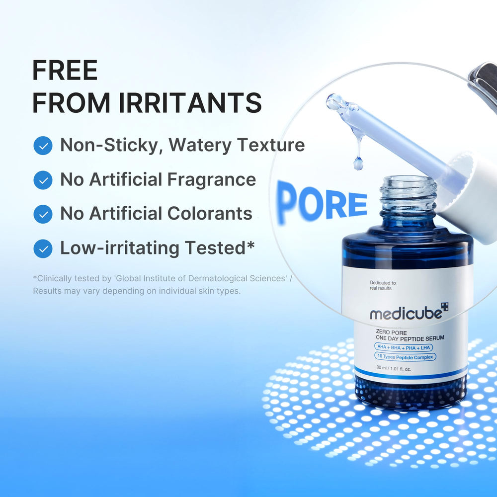 medicube bottle placed beside moisturizer to show routine layering compatibility