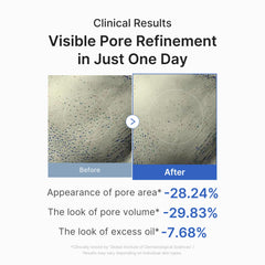 medicube ingredient visual showing multi-acid and peptide concept to convey targeted pore care