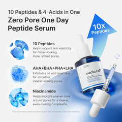 medicube watery-serum texture on skin demonstrating lightweight, non-greasy finish