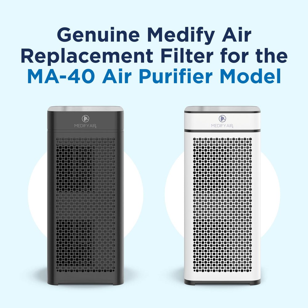 Medify Air close-up of HEPA fibers demonstrating superior particle capture
