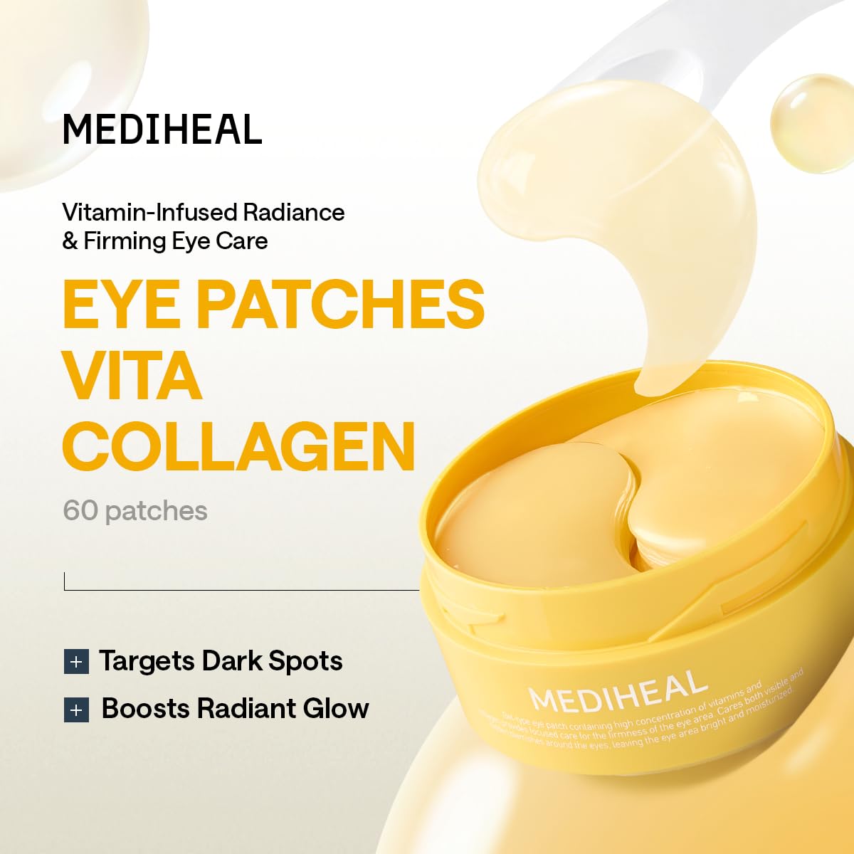 MEDIHEAL close-up hydrogel patch texture for concentrated delivery