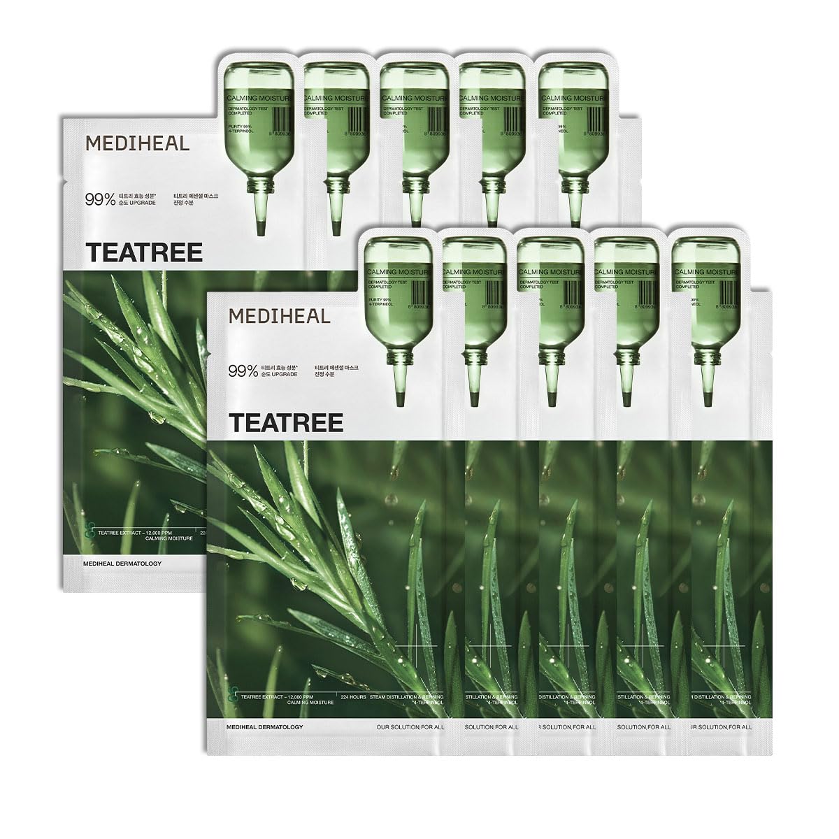 MEDIHEAL product front pack showing calm-moisture benefits