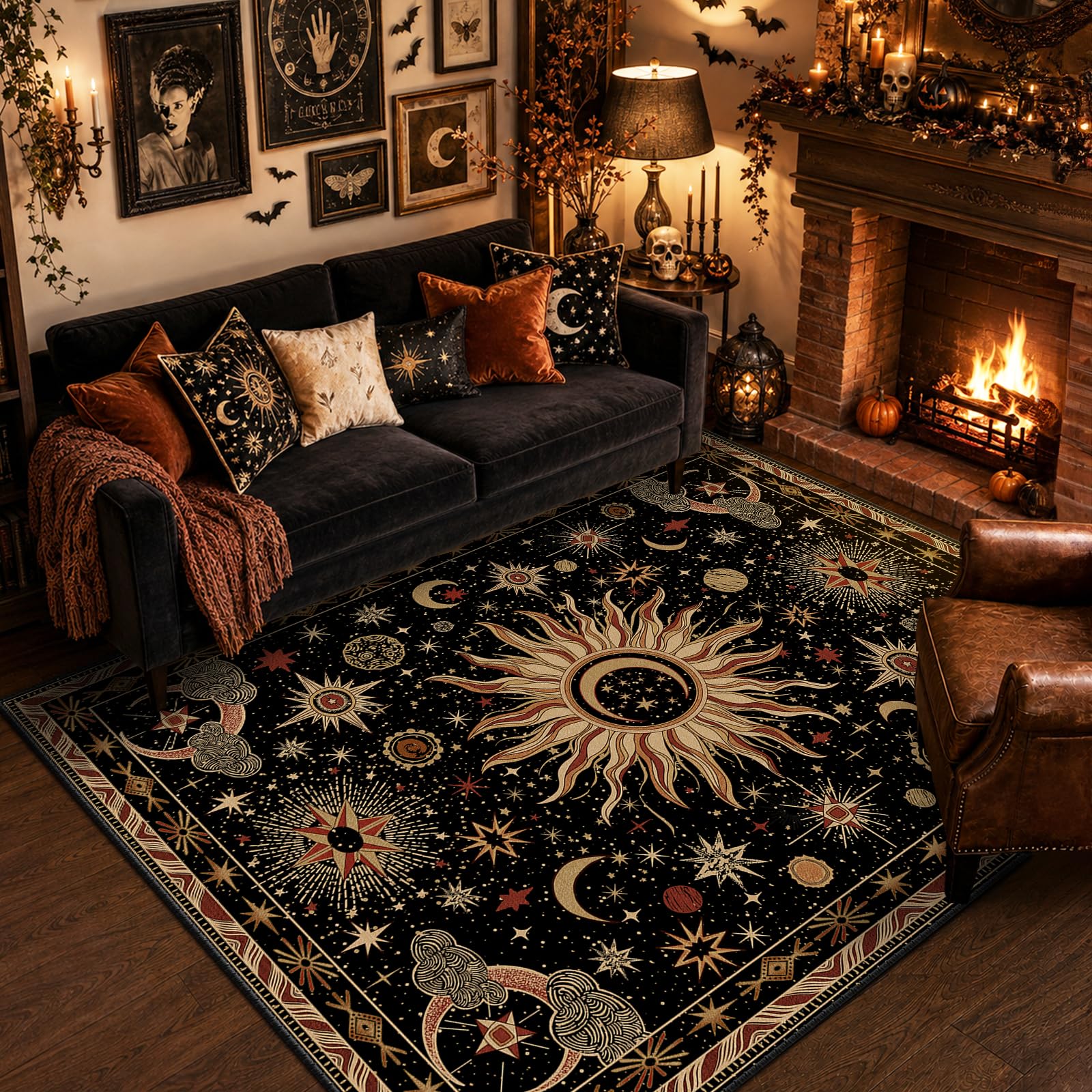 meejou close-up of sun and moon motif highlighting design clarity