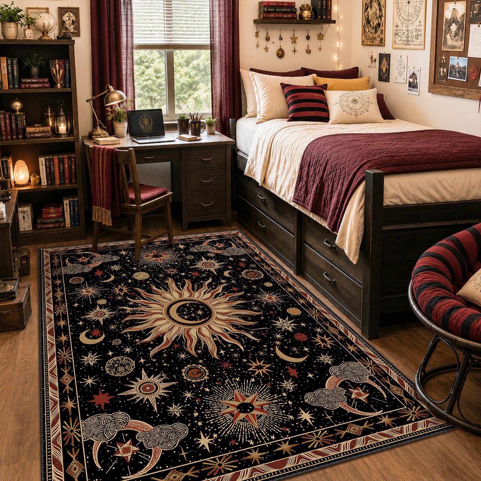 meejou folded rug ready for washer illustrating machine-washable ease