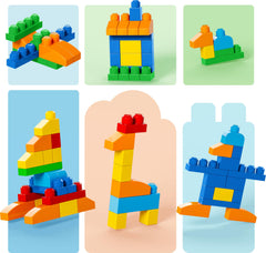 MEGA BLOKS assortment of special shapes and bright colors, encourages creative play