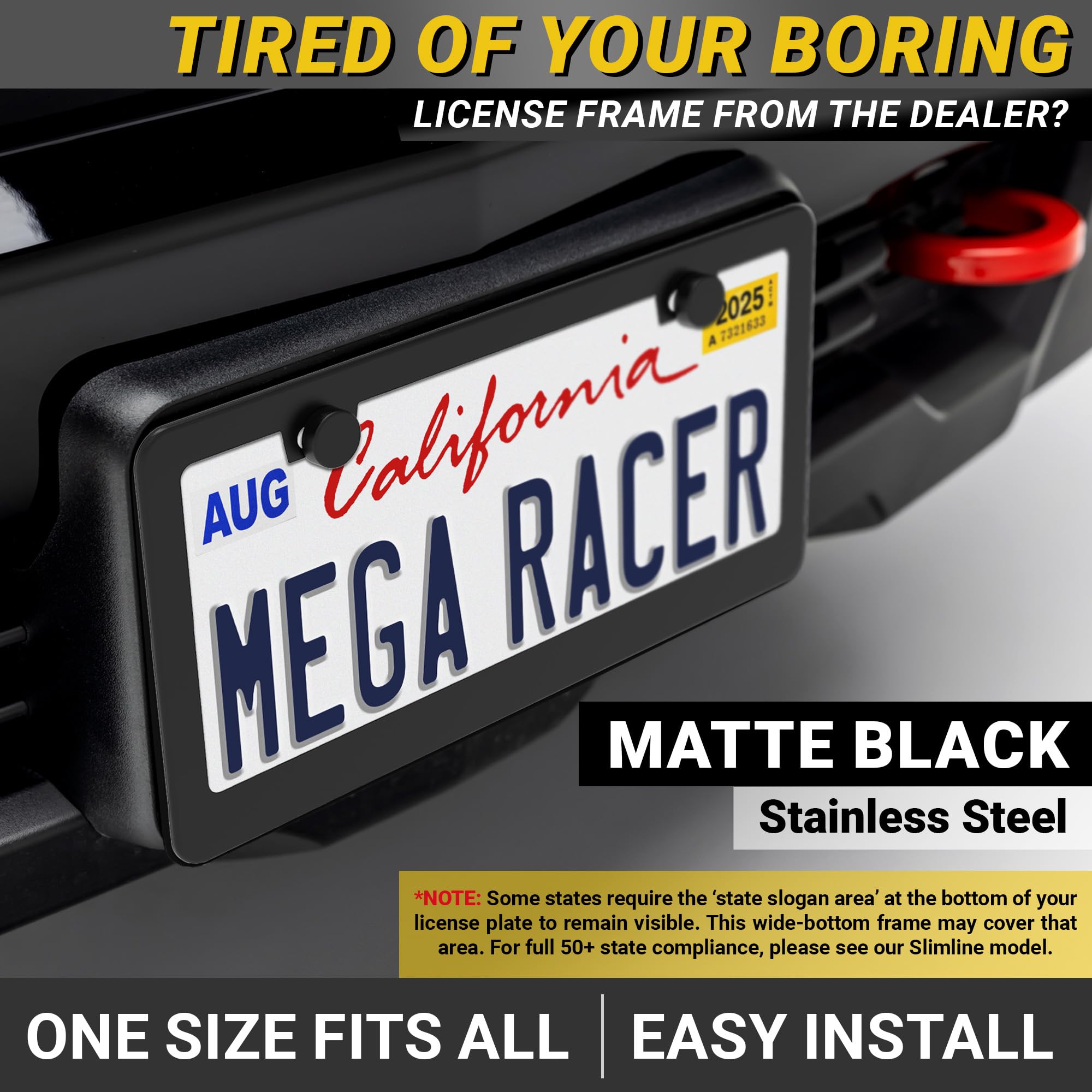 Mega Racer close-up of matte texture illustrating scratch-resistant finish