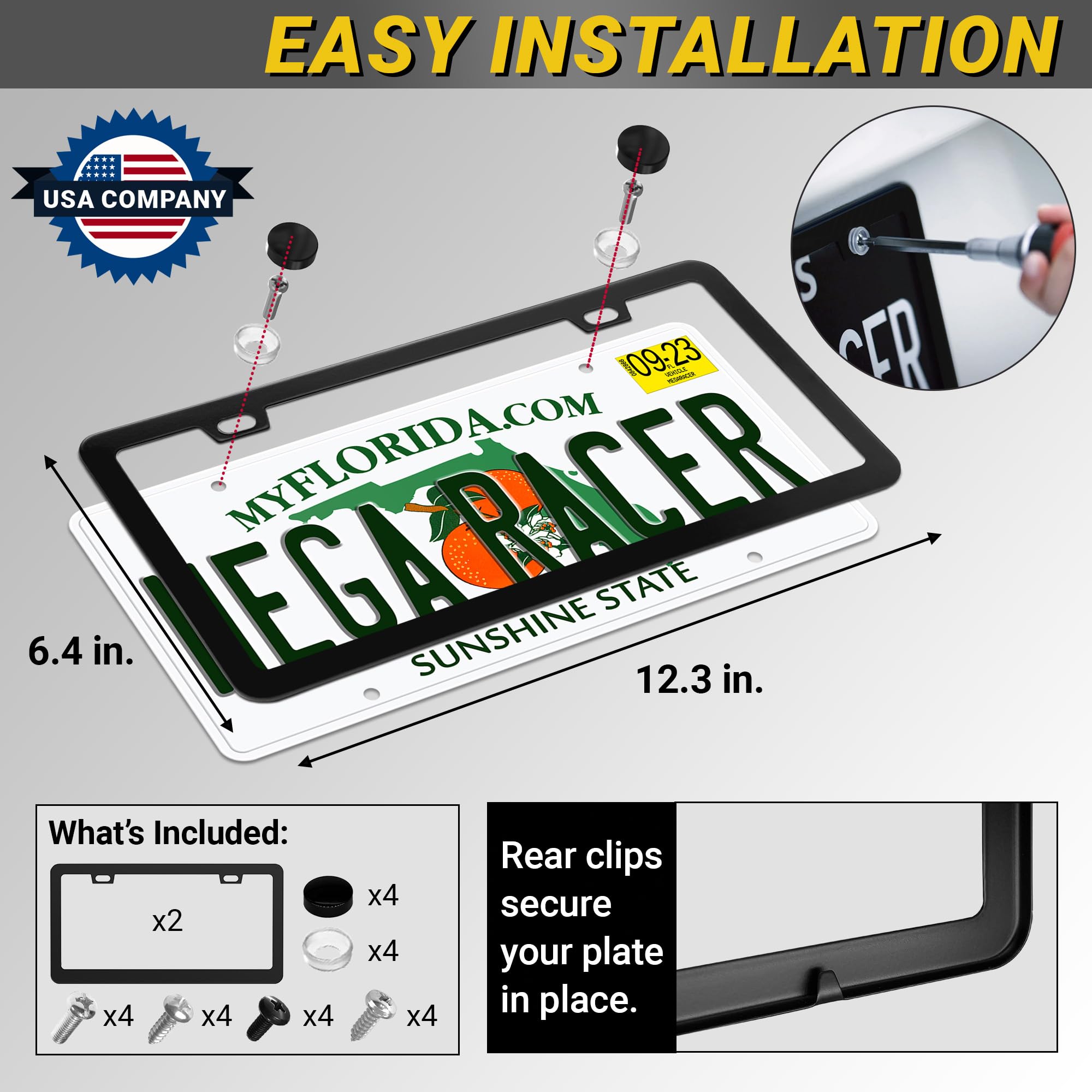 Mega Racer foam pad and rear clip detail reducing vibration and rattle