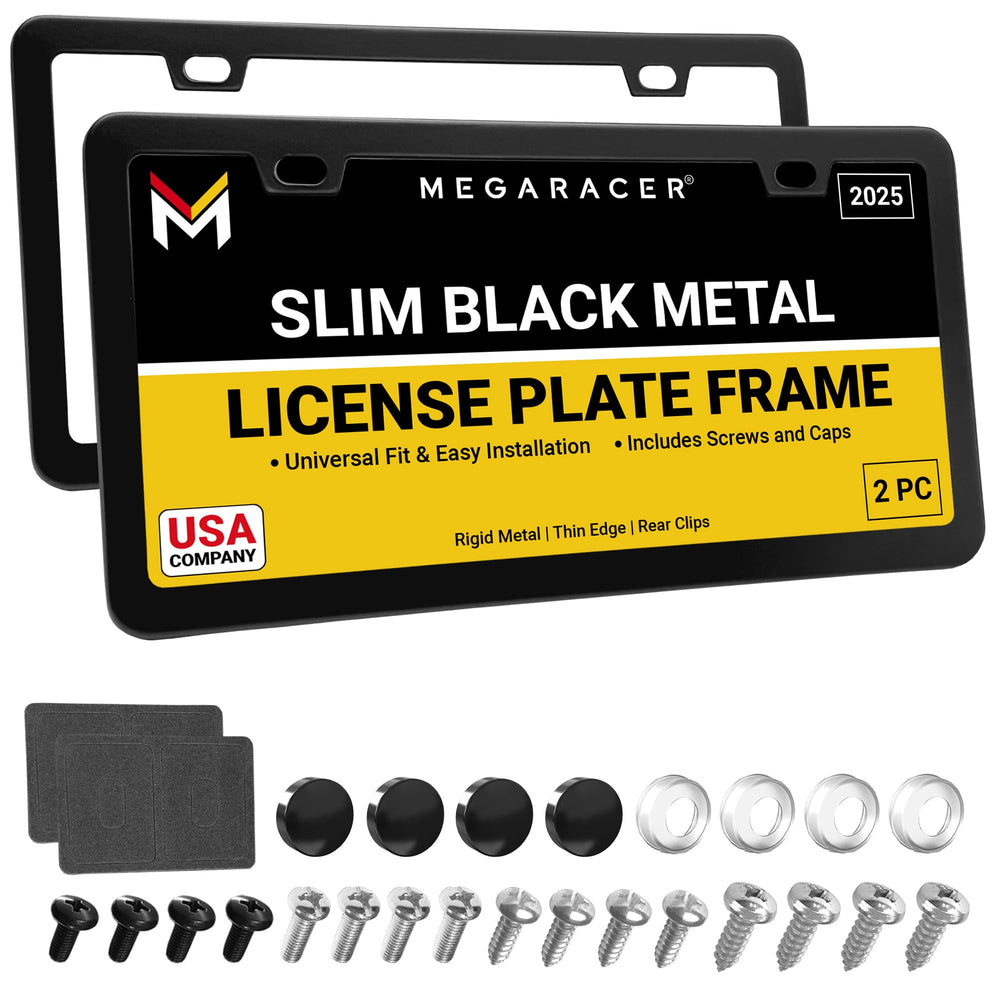 Mega Racer front view frame showing slim matte finish and modern look