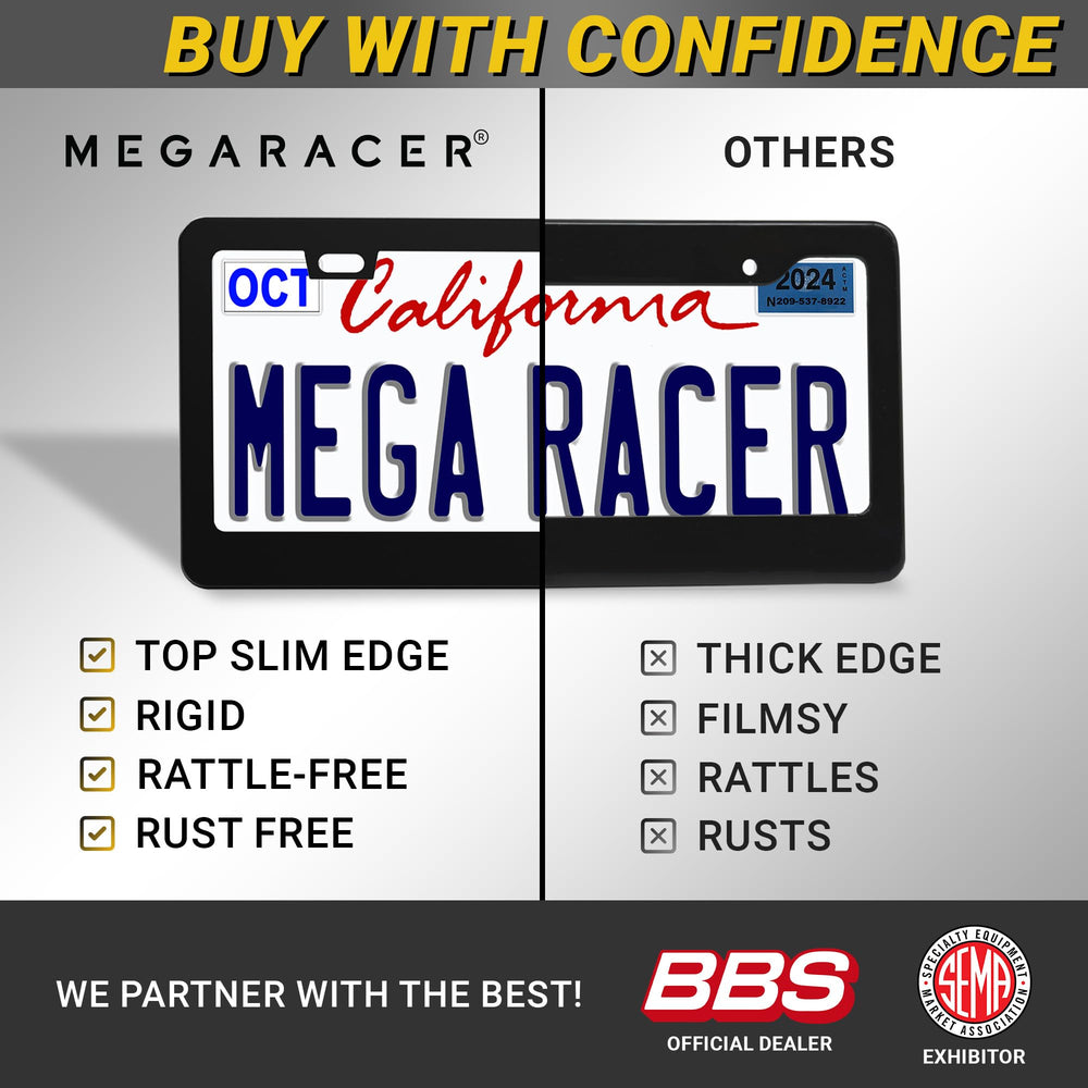 Mega Racer rear frame installed highlighting durable, rattle-free fit