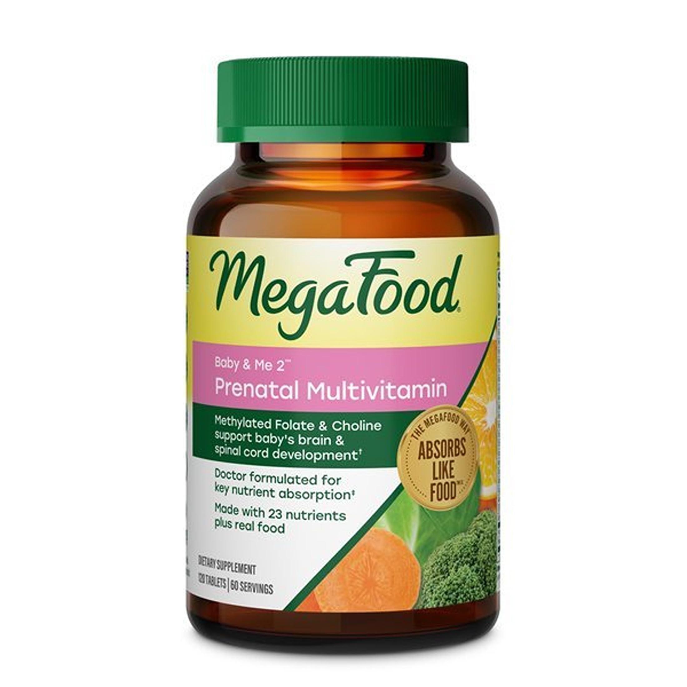 MegaFood front packaging showing product name and benefits