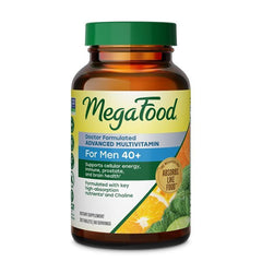MegaFood front packaging showing 120 tablets and benefits