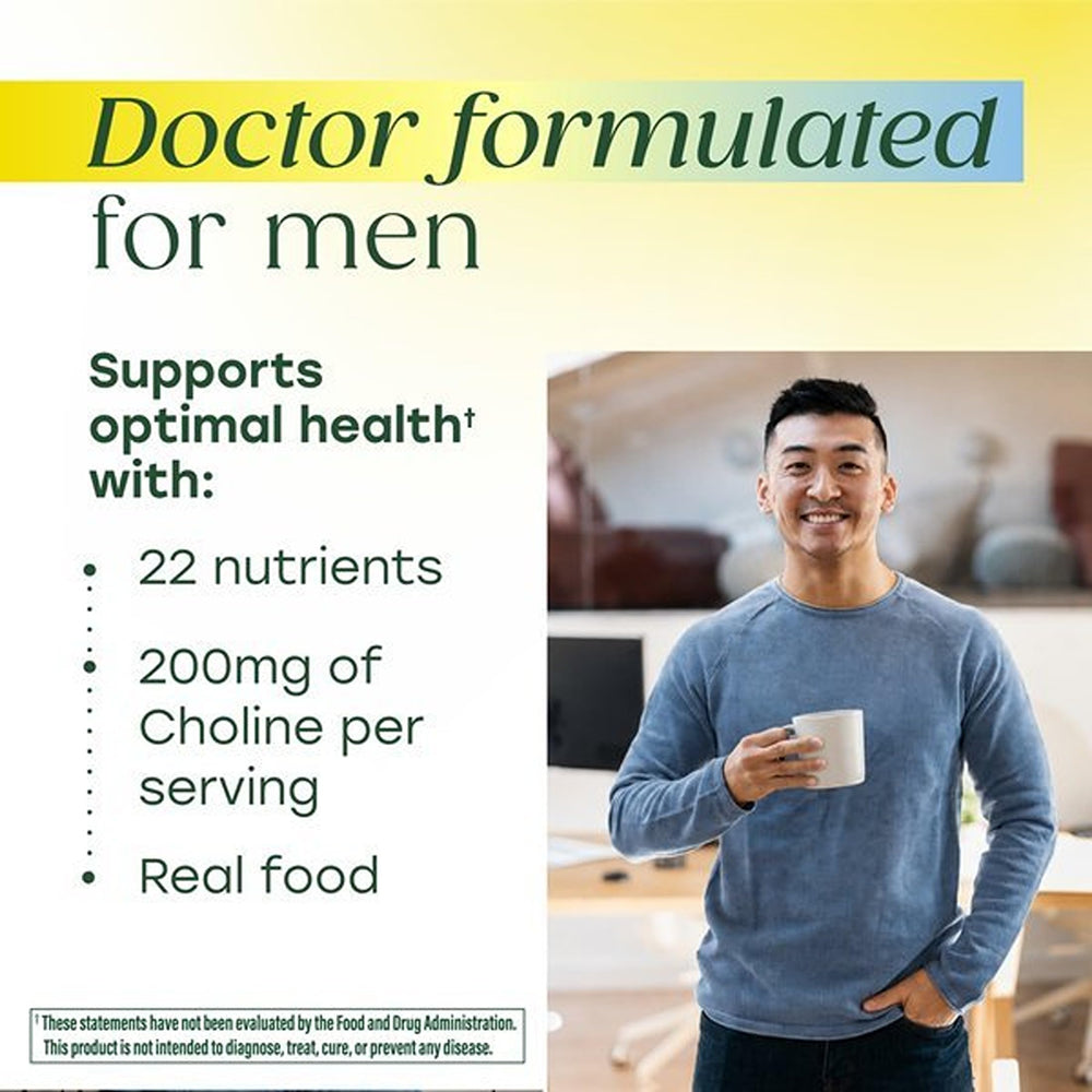 MegaFood supplement facts label showcasing key ingredients and nutrient forms