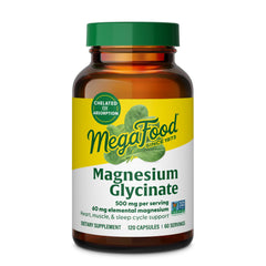 MegaFood front packaging showing bottle and label highlighting benefits