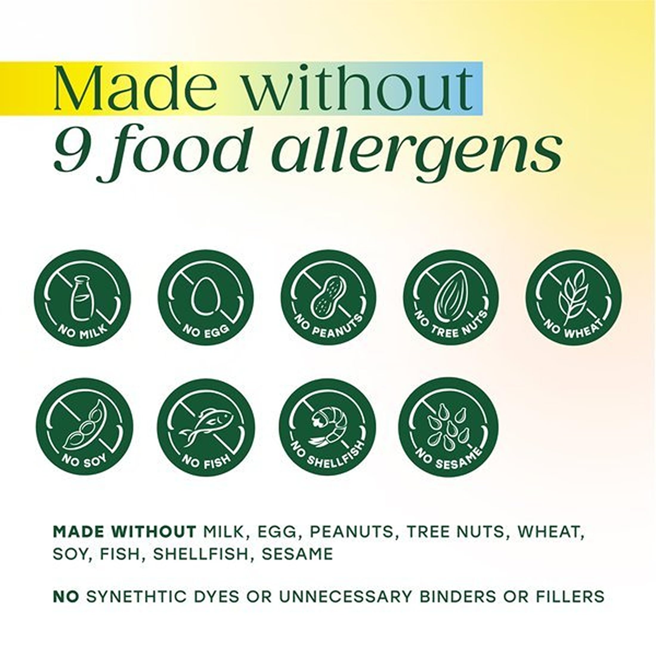 MegaFood quality seal showing third-party testing and purity