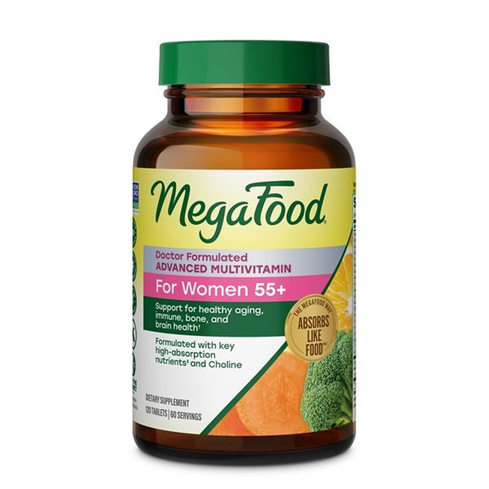 MegaFood front packaging showing product name and benefits for easy identification