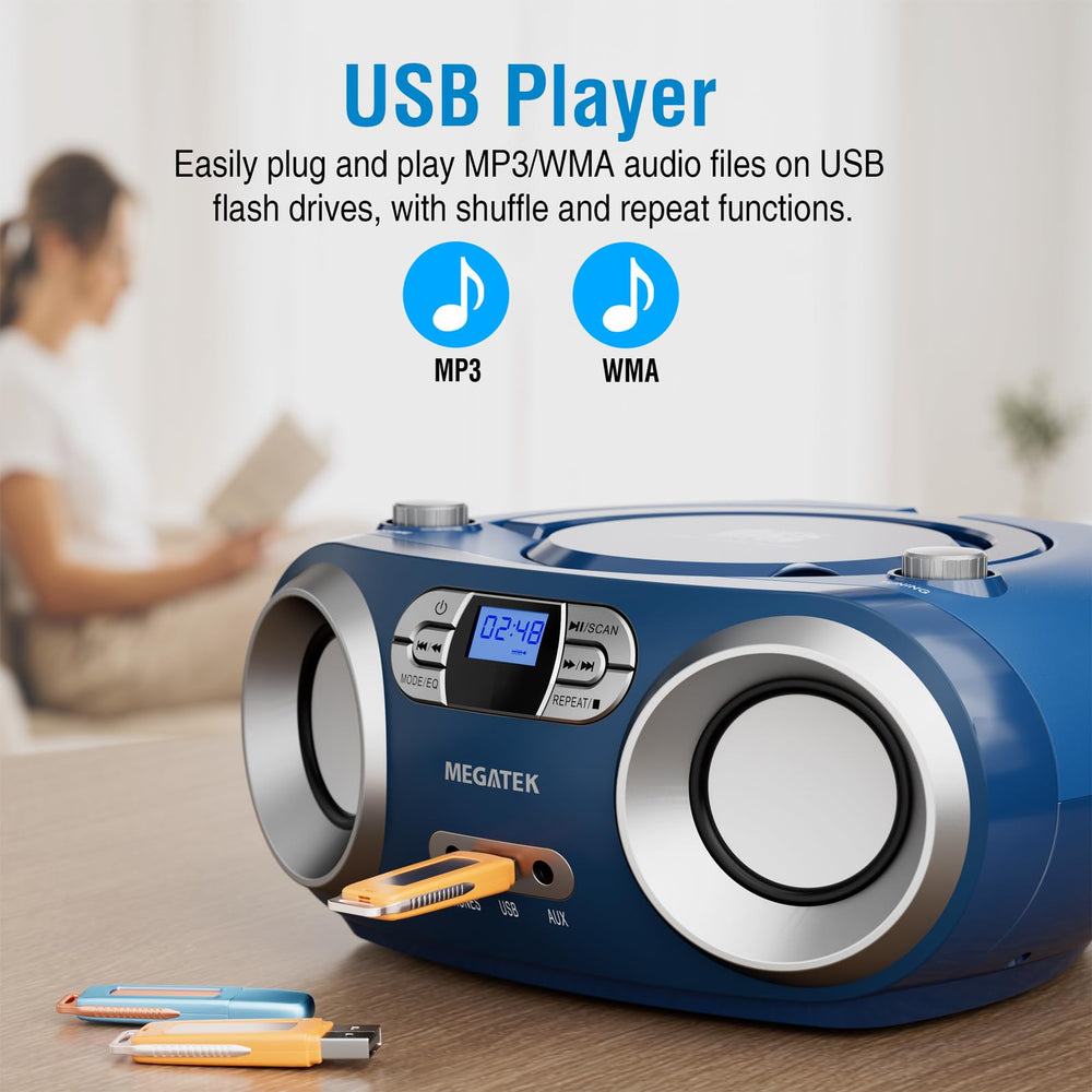 MEGATEK battery compartment open showing portable, on-the-go power