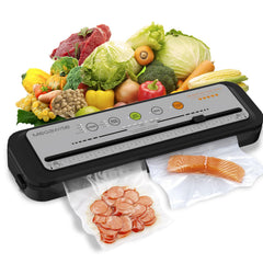 MEGAWISE front view showing compact sealer and one-touch controls for convenience