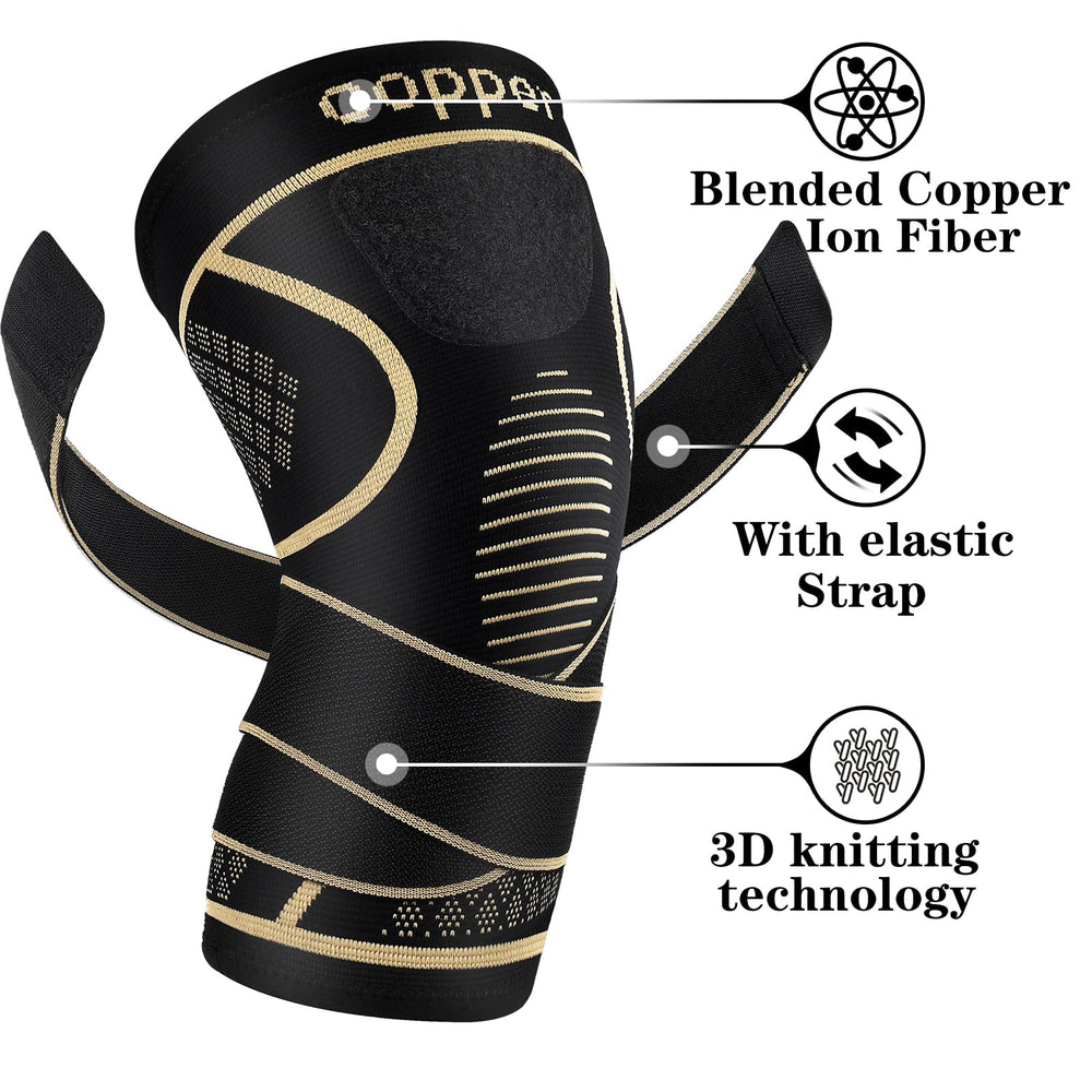 MEIDDANO close-up of 3D knit texture highlighting copper fiber cushioning