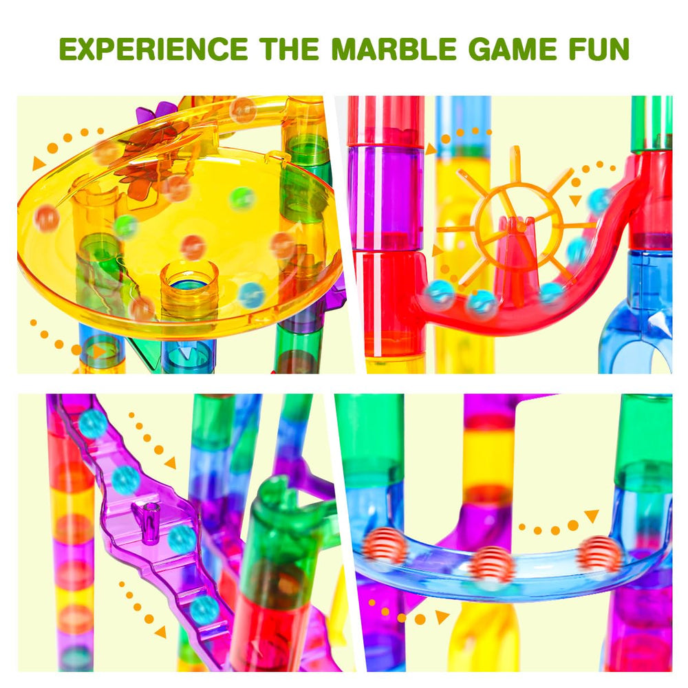 Meland glow-in-the-dark marbles glowing to extend playtime
