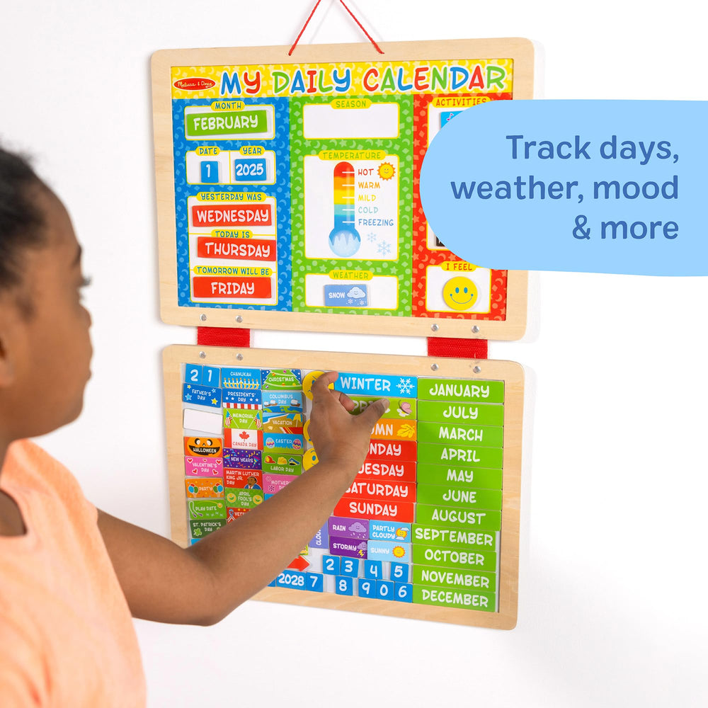 Melissa & Doug close-up of board texture showing durable surface for repeated use