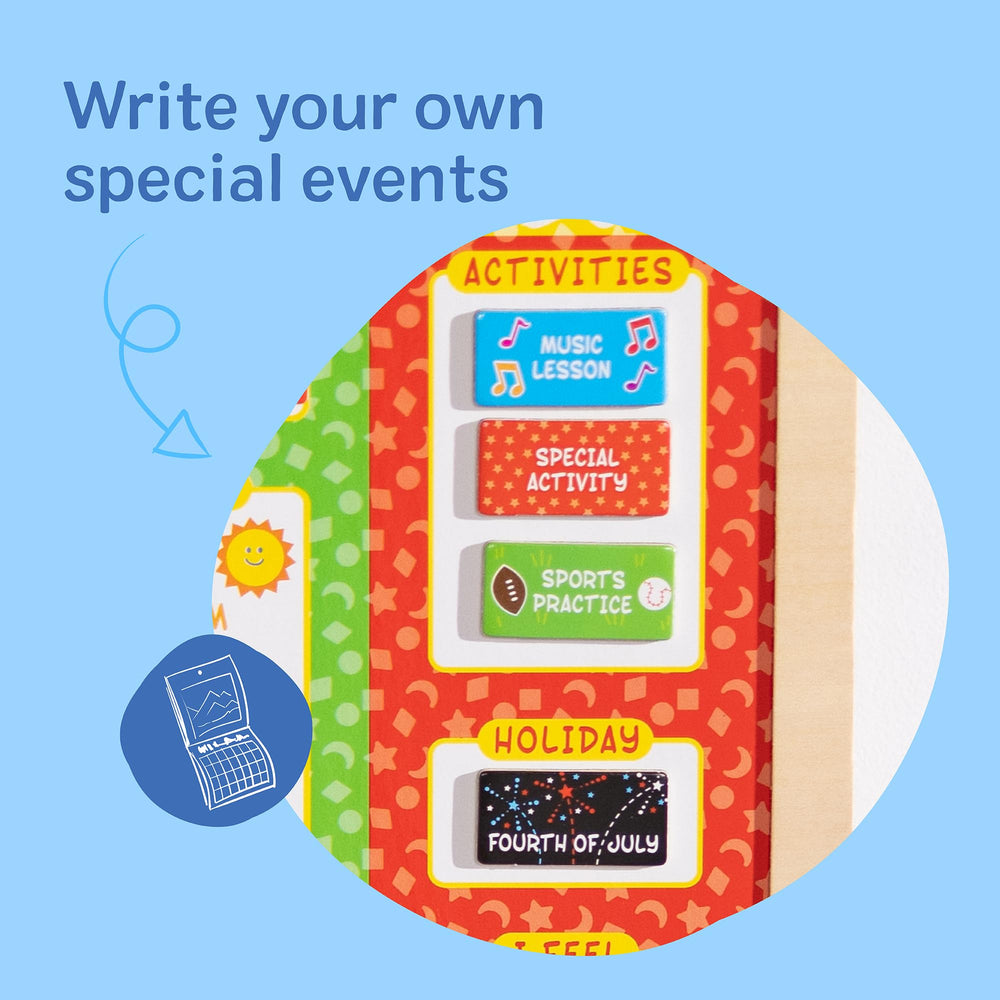 Melissa & Doug dry-erase tiles for custom notes and flexible personalization