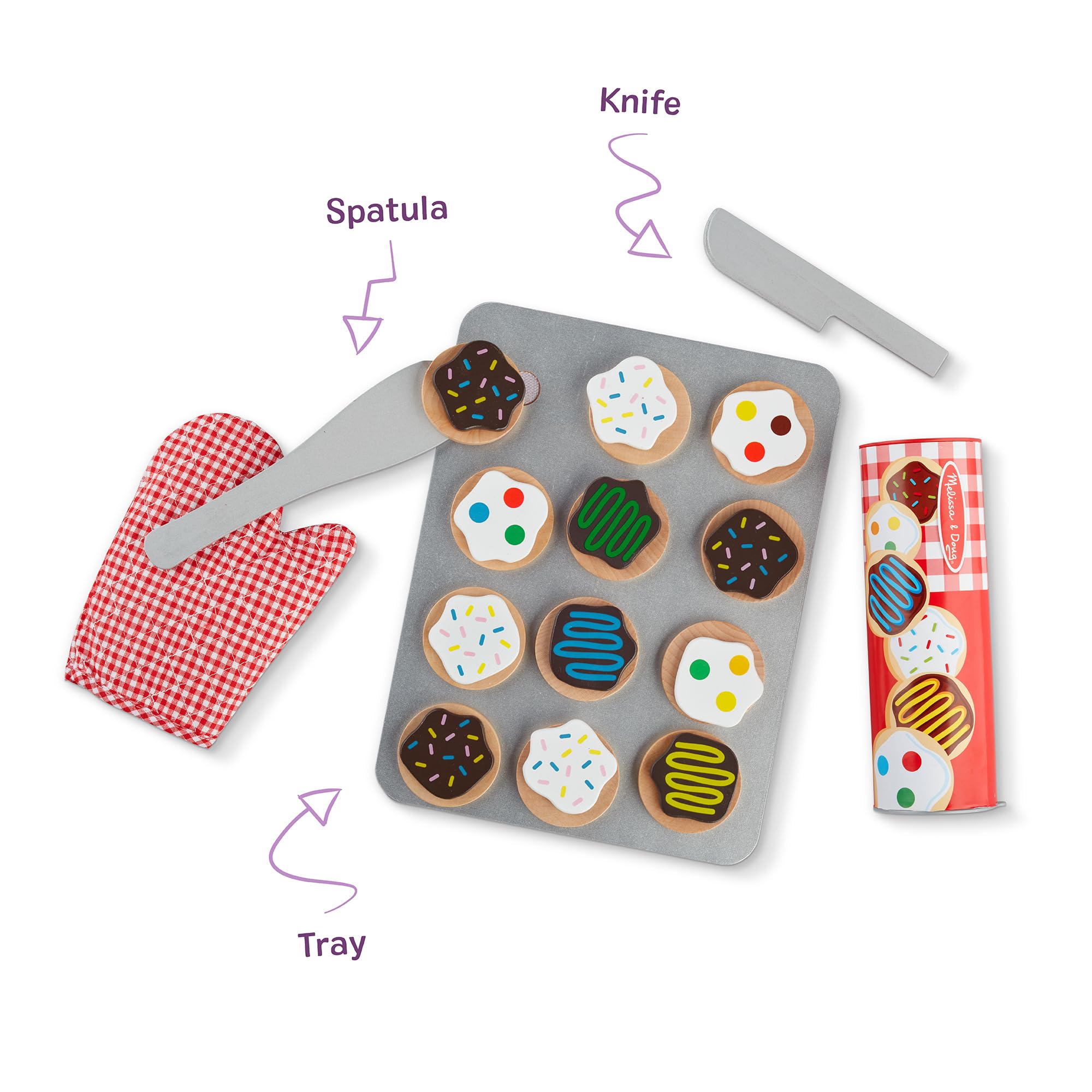 Melissa & Doug child decorating cookies demonstrating fine-motor skill practice