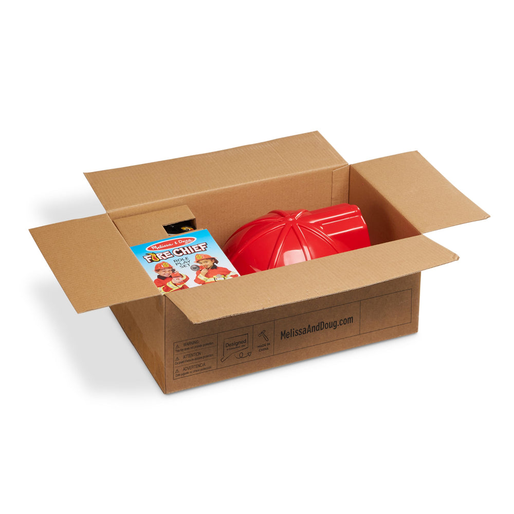 Melissa & Doug costume in a playroom lifestyle shot inspiring everyday adventures