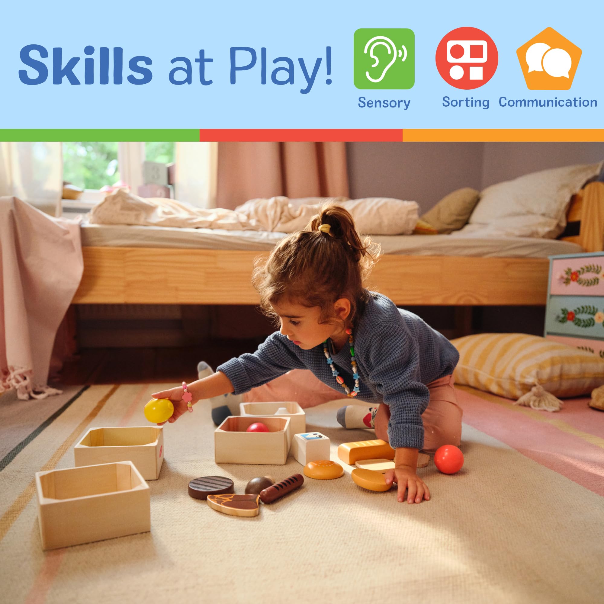 Melissa & Doug set staged in a child kitchen encouraging imaginative play